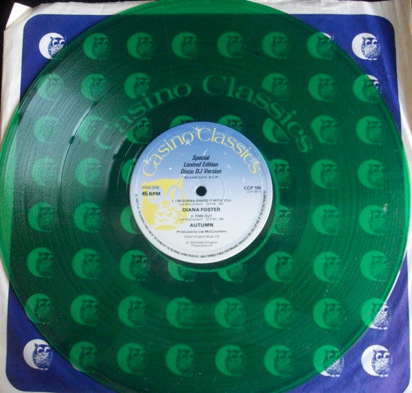 Diana Foster / Autumn (13) / Nicky Wilson / All Night Band : Special Limited Edition Disco DJ Version (12", Ltd, Gre)