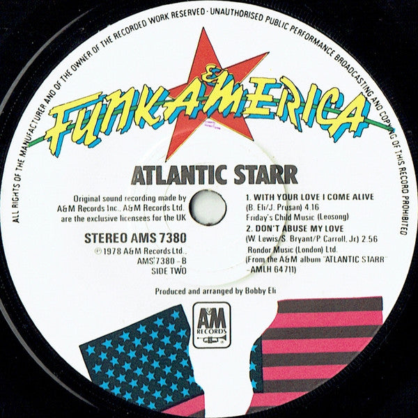 Atlantic Starr : Gimme Your Luvin' (7")