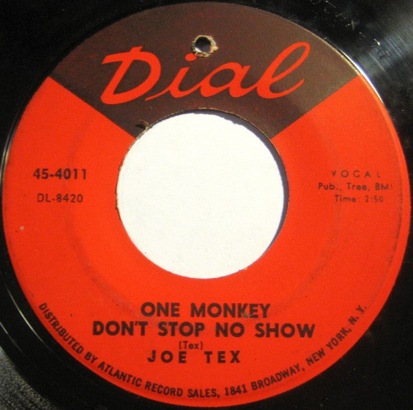 Joe Tex : One Monkey Don't Stop No Show / Build Your Love (On A Solid Foundation) (7", Single)