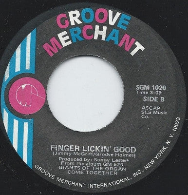 Jimmy McGriff - Richard "Groove" Holmes : The Squirrel / Finger Lickin' Good (7")