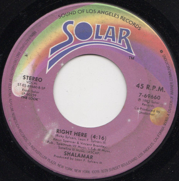 Shalamar : My Girl Loves Me (7")