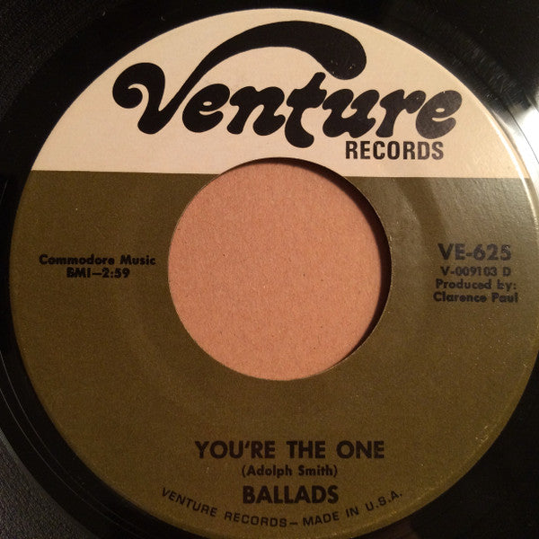 The Ballads : You're The One / I Love You, Yeah (7", Pla)