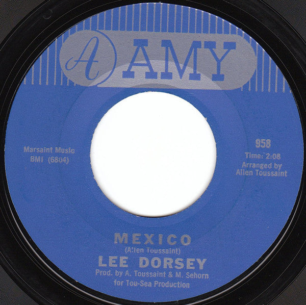 Lee Dorsey : Working In The Coal Mine / Mexico (7", Single, Styrene)