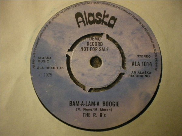 The Escorts / The R.R's : Disrespect Can Wreck / Bam-A-Lam-A Boogie (7", Promo)