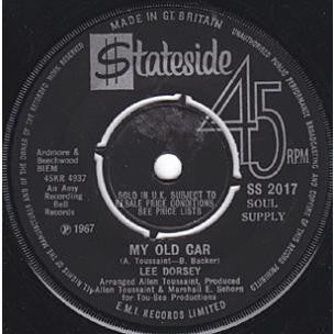 Lee Dorsey : My Old Car / Why Wait Until Tomorrow (7", Pus)