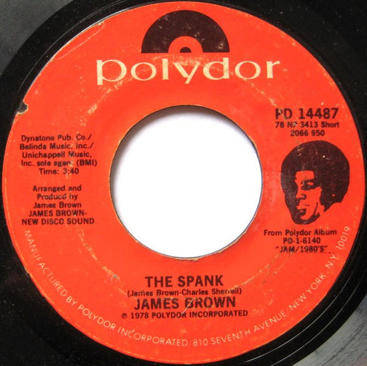 James Brown : The Spank / Love Me Tender (7", Single, Styrene)