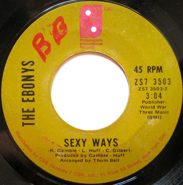The Ebonys : You're The Reason Why (7", Single, Ter)