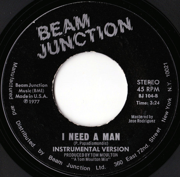 Grace Jones : I Need A Man (7", Single)