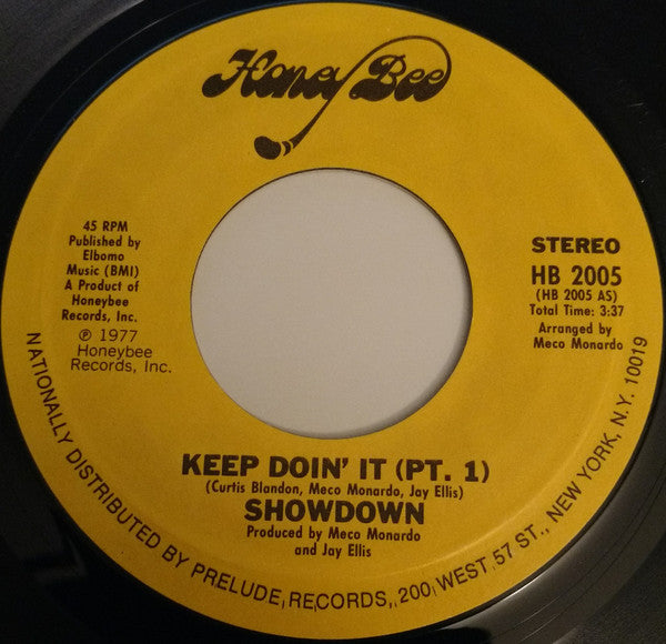 Showdown (3) : Keep Doin' It (7")