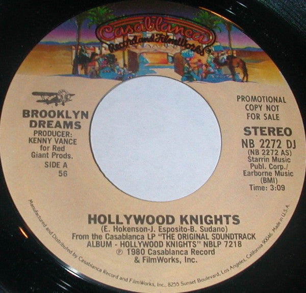 Brooklyn Dreams : Hollywood Knights (7", Single, Mono, Promo)