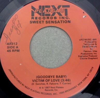 Sweet Sensation : (Goodbye Baby) Victim Of Love (7")