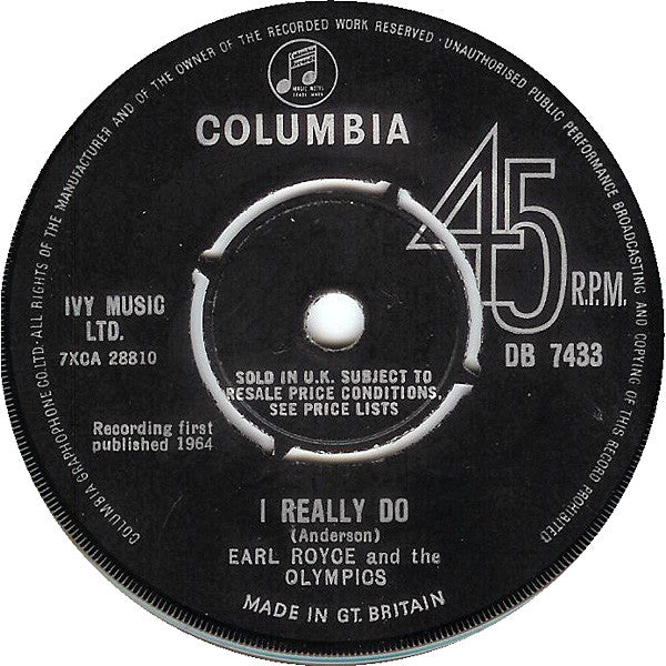 Earl Royce And The Olympics : Que Sera Sera (7")