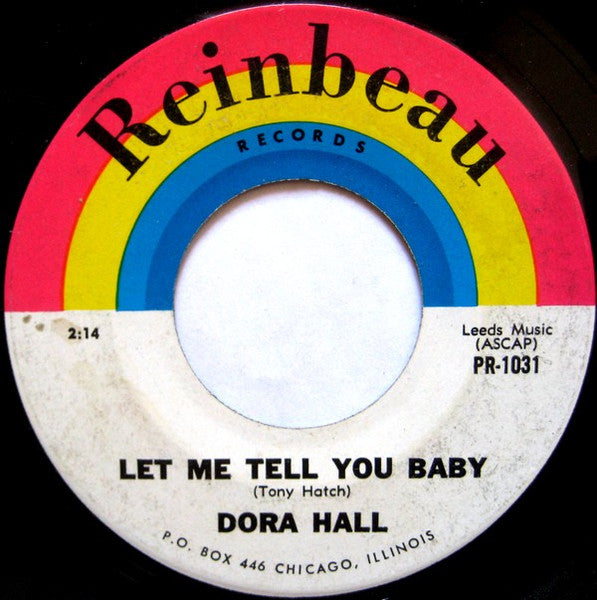 Dora Hall : New Boy / Let Me Tell You Baby (7", Single)