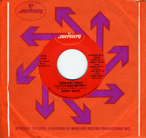 Buddy Miles : I Still Love You Anyway (7", Single)