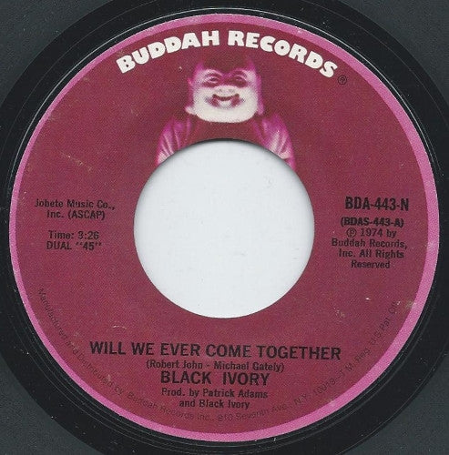 Black Ivory : Will We Ever Come Together / Warm Inside (7", Single)