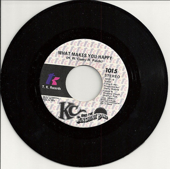 KC & The Sunshine Band : That's The Way (I Like It) / What Makes You Happy (7", Single)