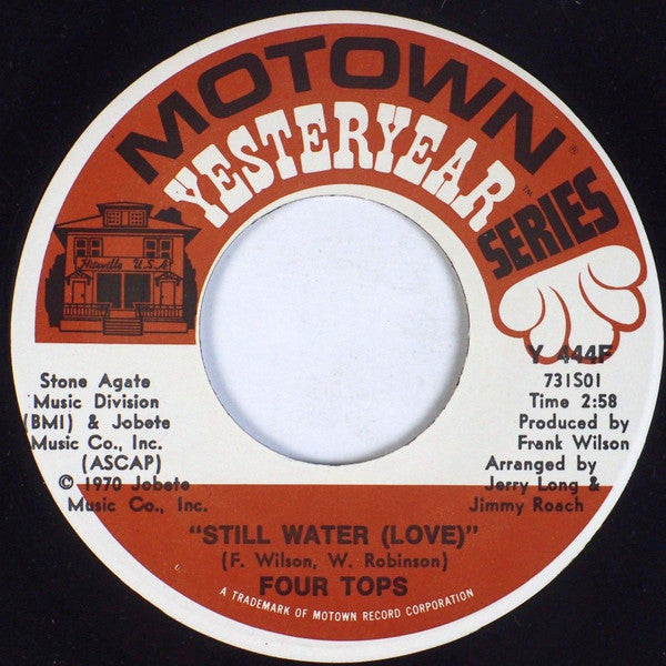 Four Tops : It's All In The Game / Still Water (Love) (7", Single)