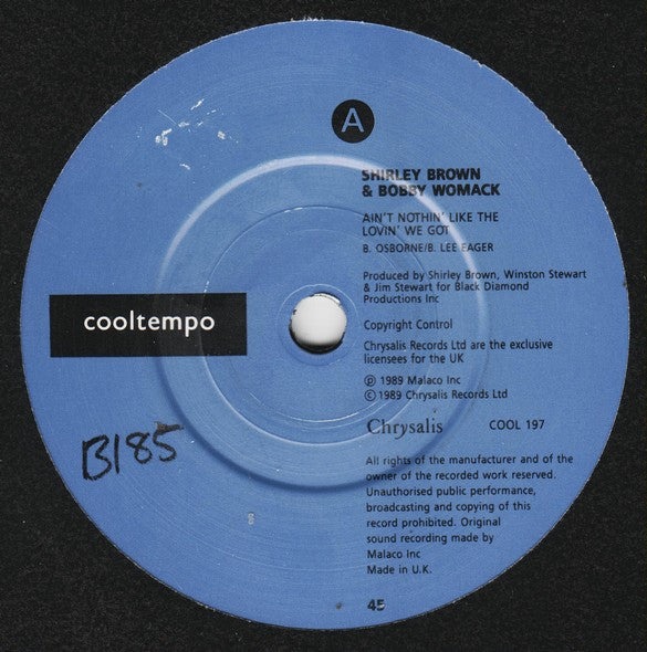 Shirley Brown & Bobby Womack : Ain't Nothing Like The Lovin' We Got (7")