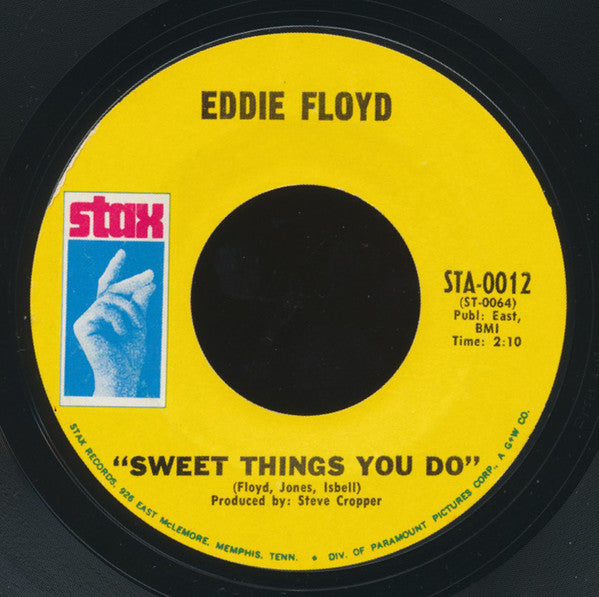 Eddie Floyd : Bring It On Home To Me / Sweet Things You Do (7", Single, Styrene)
