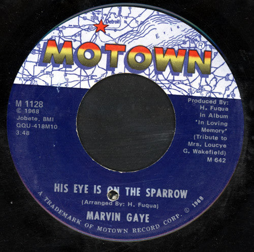 Gladys Knight And The Pips / Marvin Gaye : Just A Closer Walk With Thee / His Eye Is On The Sparrow (7")