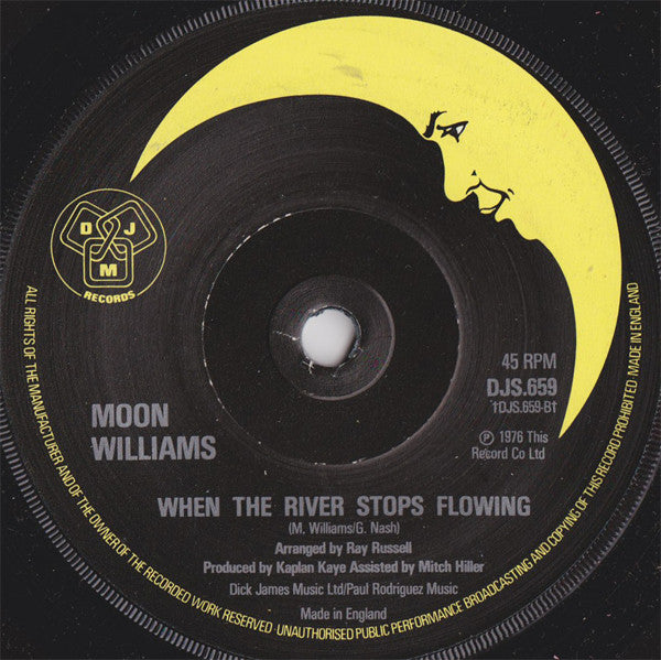Moon Williams : Everytime I Take The Time (7", Single)