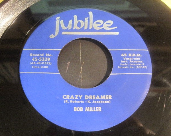 Bob Miller (10) : Baby, Je Vous Aime / Crazy Dreamer (7", Single)