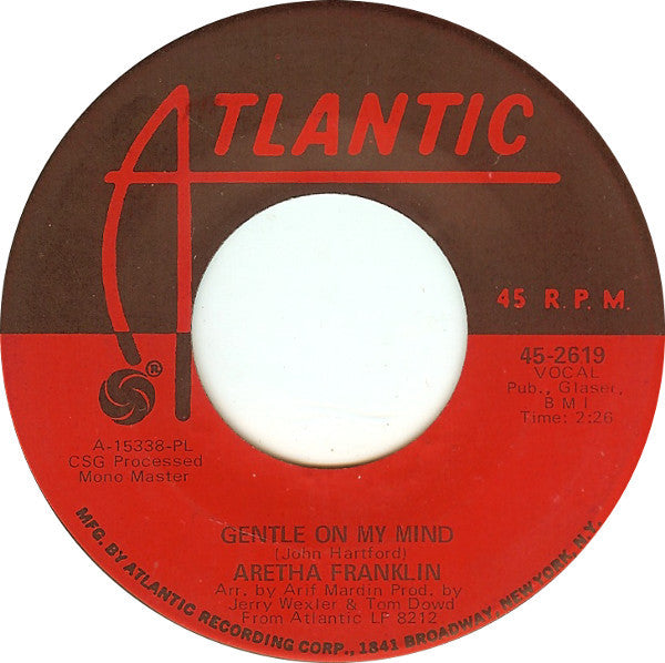 Aretha Franklin : I Can't See Myself Leaving You (7", Single, PL )