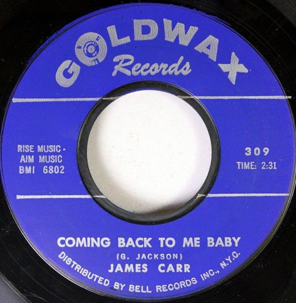James Carr : Love Attack / Coming Back To Me Baby (7", Styrene, Bes)