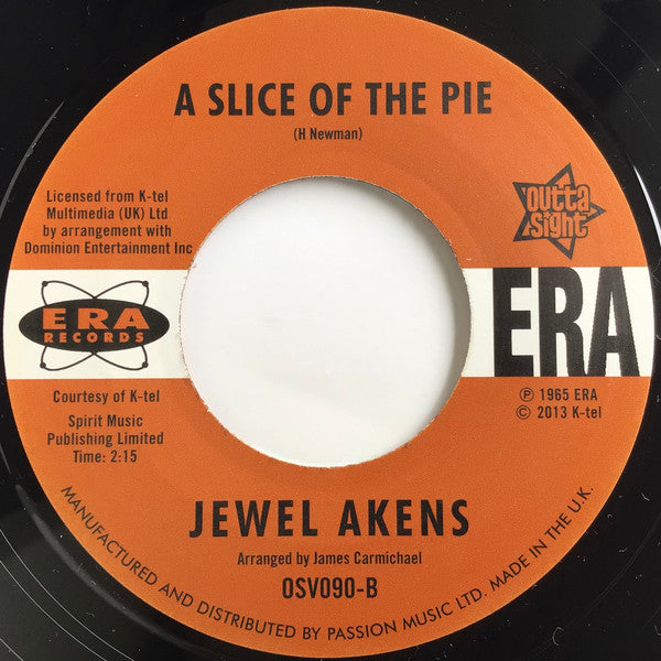 Jewel Akens : My First Lonely Night / A Slice Of The Pie (7")
