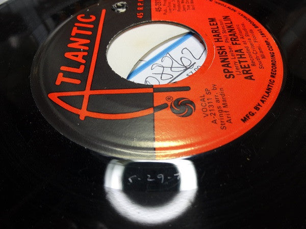 Aretha Franklin : Spanish Harlem / Lean On Me (7", Single, SP )