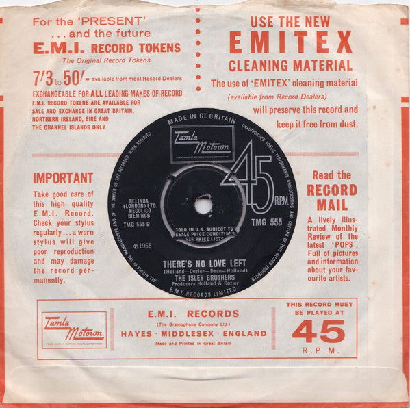 The Isley Brothers : This Old Heart Of Mine (Is Weak For You) (7", Single, Mono, 4-P)