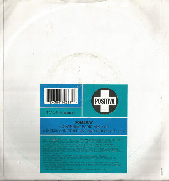 Eddy : Someday (7", Single)