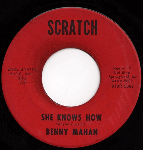 Benny Mahan : She Knows How (7", Single)