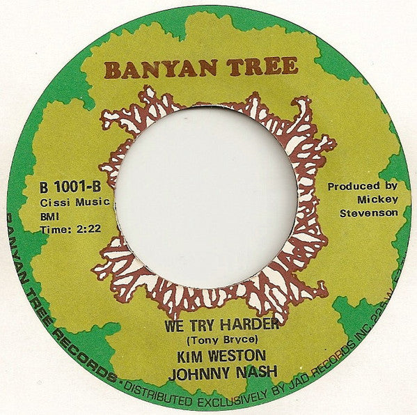 Kim Weston And Johnny Nash : My Time / We Try Harder (7", Single)