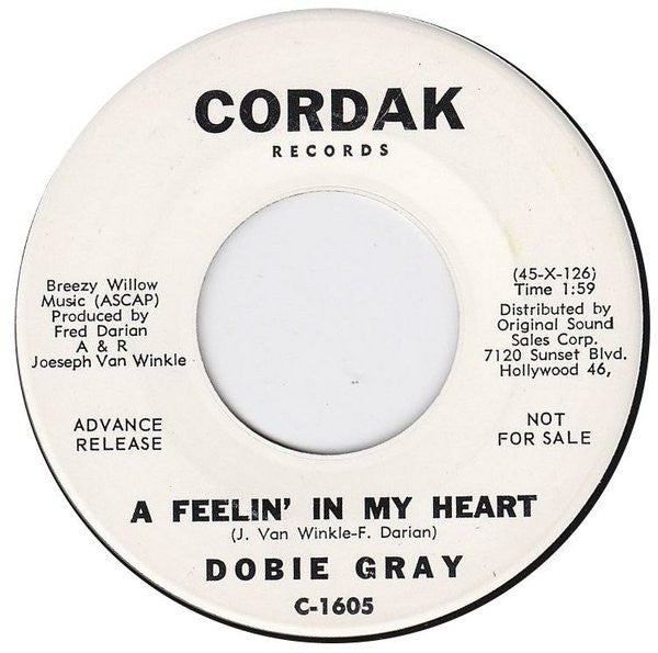 Dobie Gray : That's How You Treat A Cheater (7", Single, Promo)