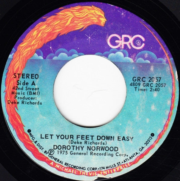 Dorothy Norwood : Let Your Feet Down Easy (7", Single)
