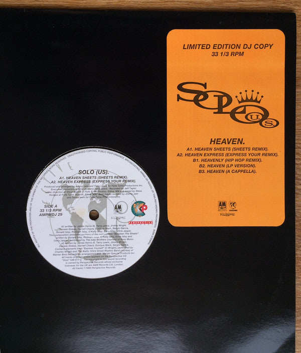 Solo (8) : Heaven (12", Ltd)