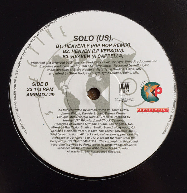 Solo (8) : Heaven (12", Ltd)