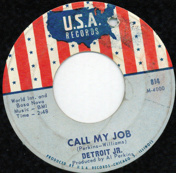 Detroit Junior : Call My Job / The Way I Feel (7", Single)