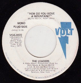 The Leaders (12) : How Do You Move A Mountain? (7", Single, Promo)