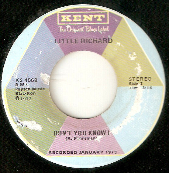 Little Richard : In The Name (7", Single)