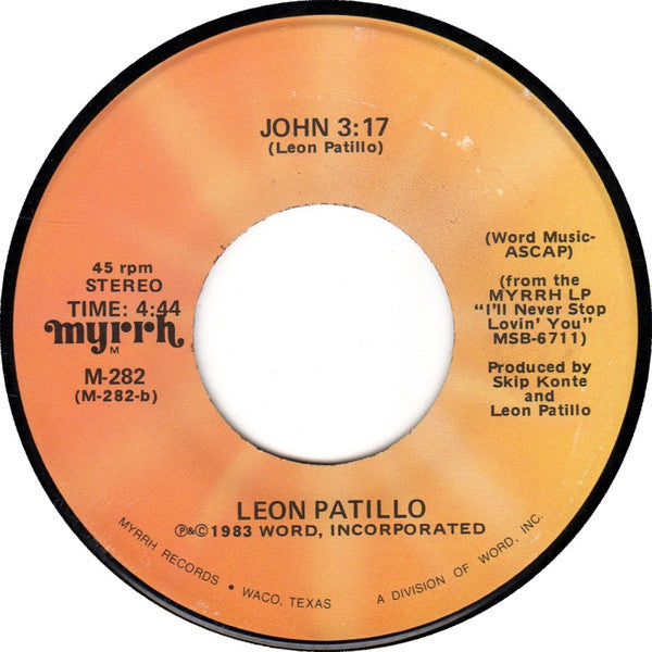 Leon Patillo : Dance Children Dance (7")