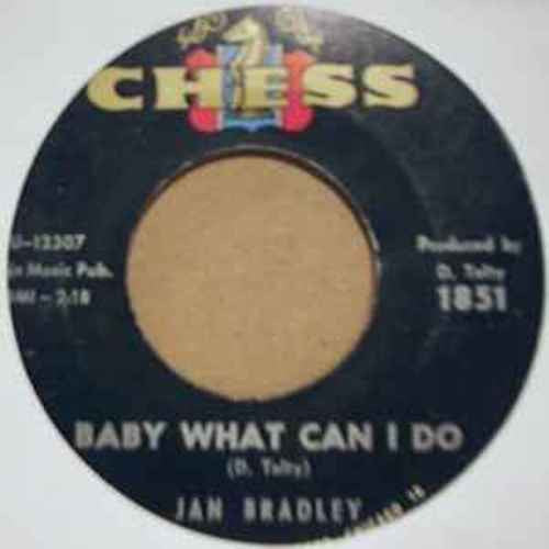 Jan Bradley : These Tears / Baby, What Can I Do (7", Single)
