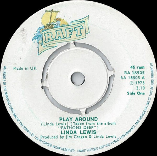 Linda Lewis : Play Around (7", Kno)
