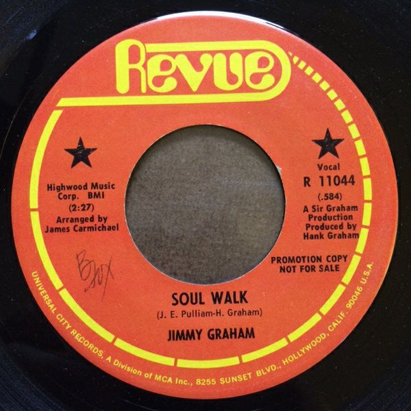 Jimmy Graham : Soul Walk / A Soul Walk In (7", Single, Promo)