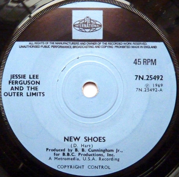 Jessie Lee Ferguson And The Outer Limits : New Shoes (7", Single)