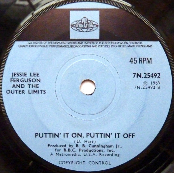 Jessie Lee Ferguson And The Outer Limits : New Shoes (7", Single)