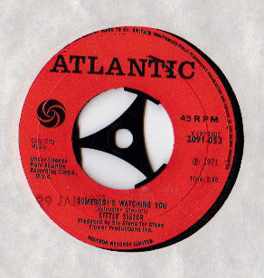 Little Sister : Somebody's Watching You / Stanga (7")