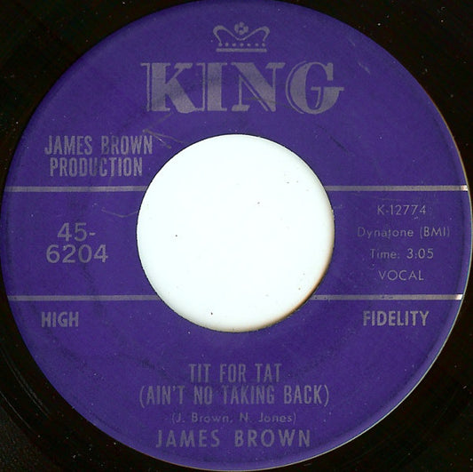 James Brown : Tit For Tat   (7", Single)