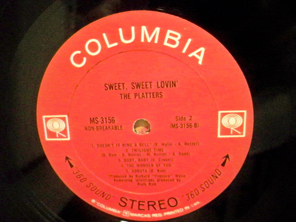 The Platters : Sweet, Sweet Lovin' (LP, Album)